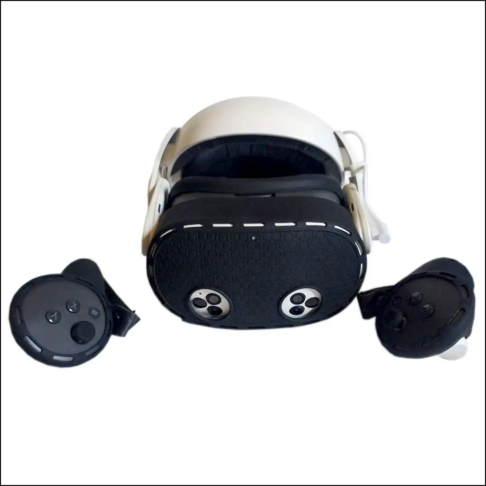 Headset VR Quest 3s com proteção